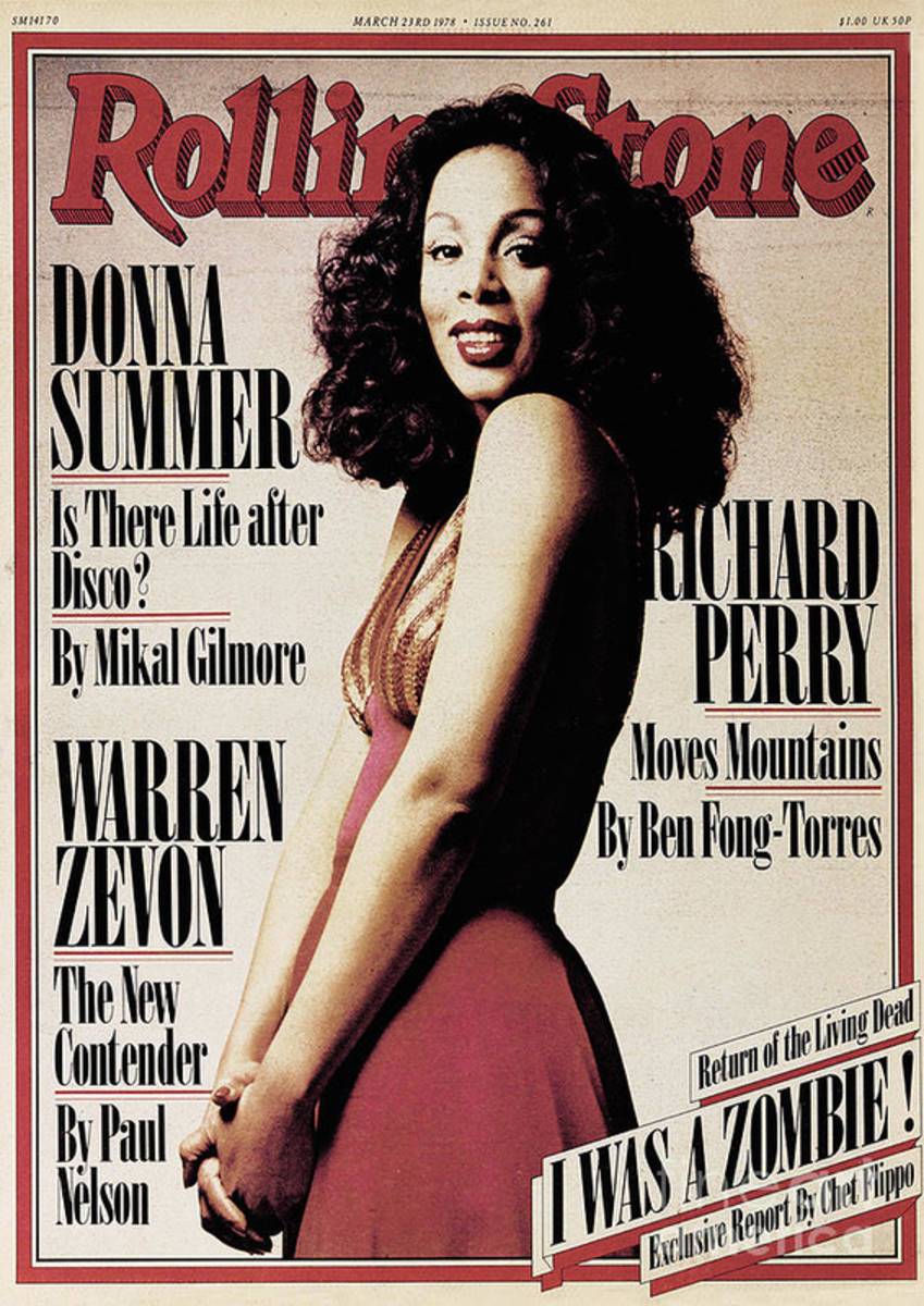 Rolling Stone Cover - Volume #261 - 3/23/1978 - Donna Summer - Poster | Canvas Wall Art Print