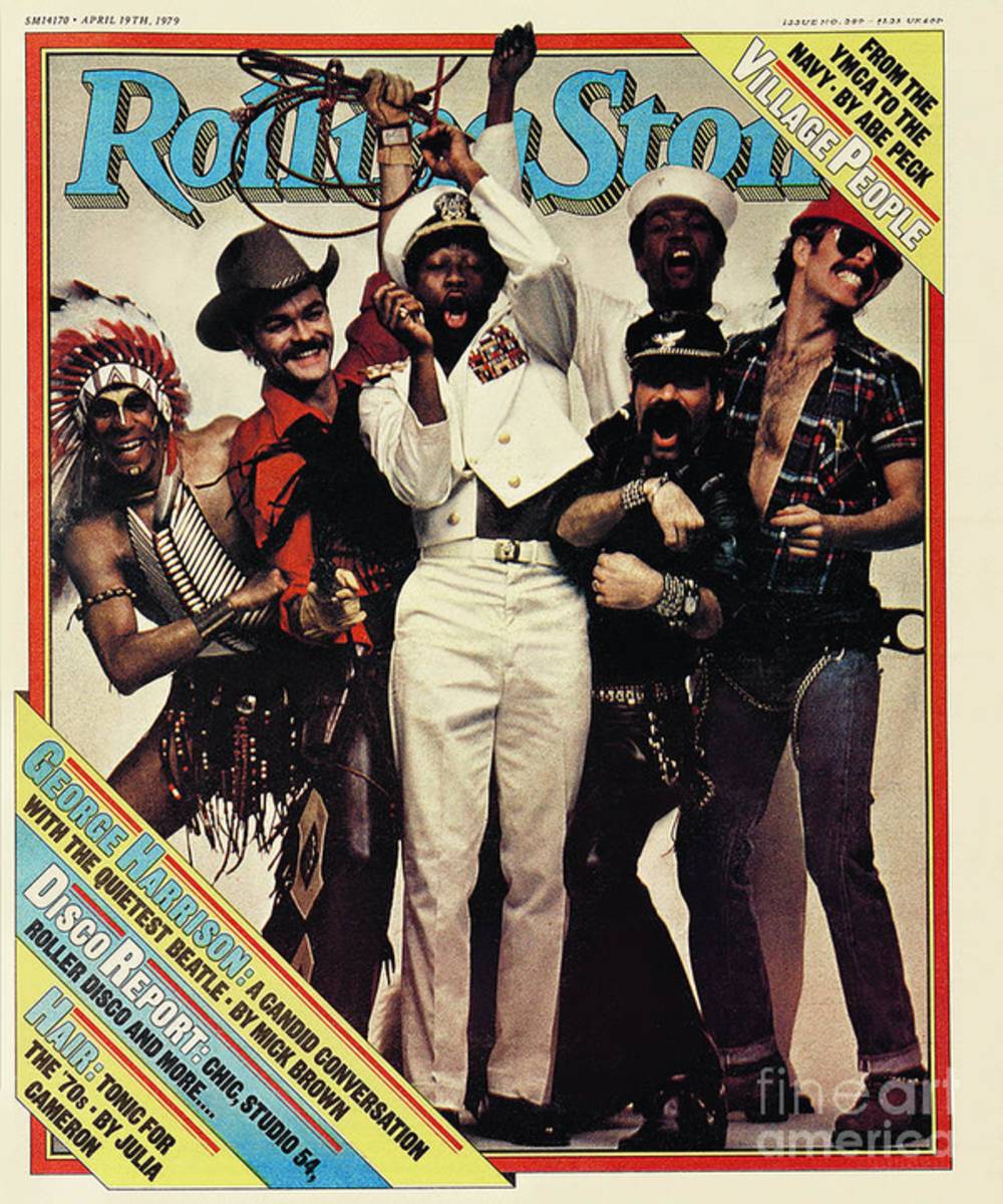 Rolling Stone Cover - Volume #289 - 4/19/1979 - The Village People - Poster | Canvas Wall Art Print