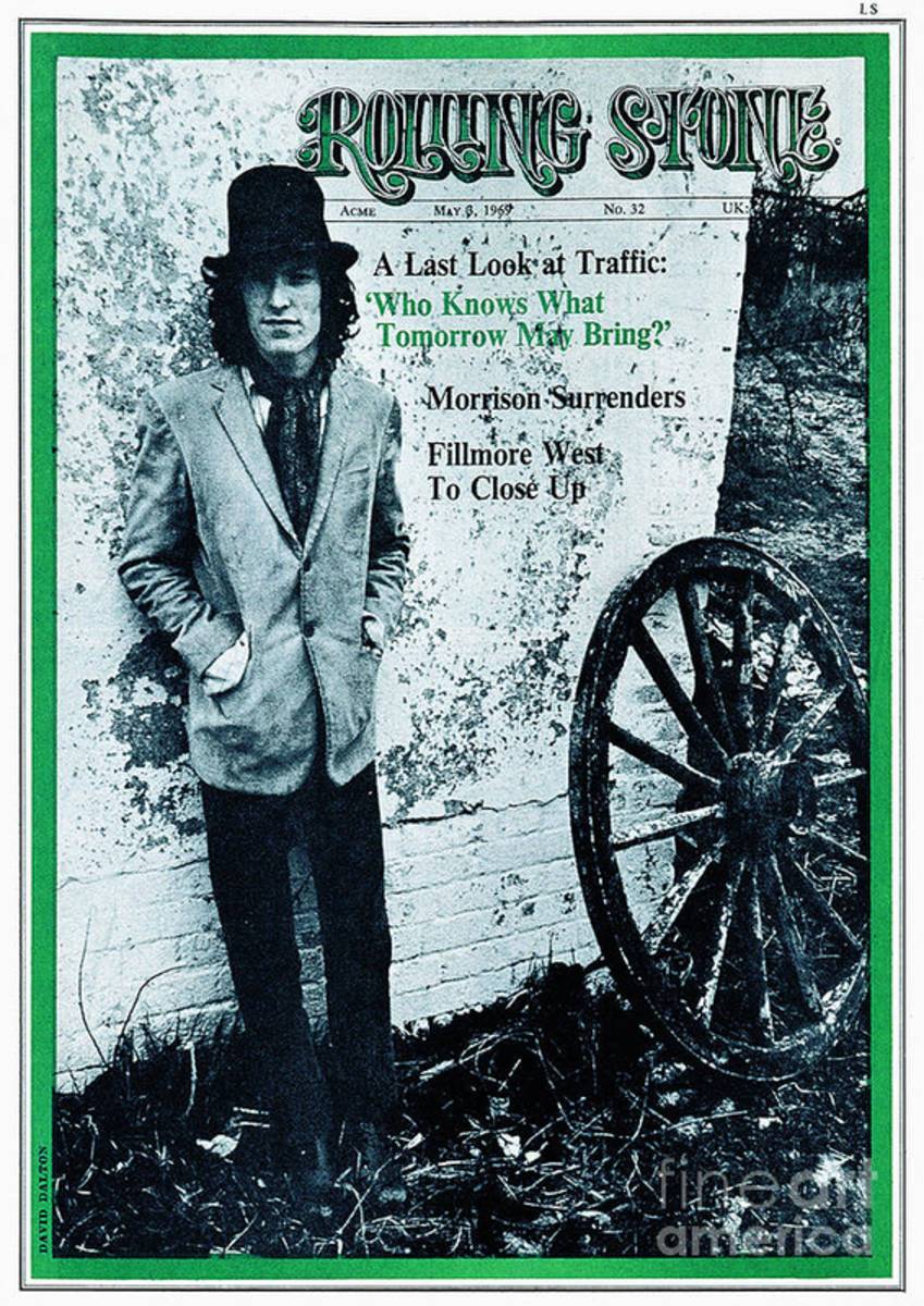 Rolling Stone Cover - Volume #32 - 5/3/1969 - Stevie Winwood - Poster | Canvas Wall Art Print