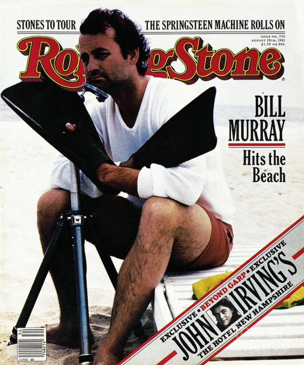 Rolling Stone Cover - Volume #350 - 8/20/1981 - Bill Murray - Poster | Canvas Wall Art Print