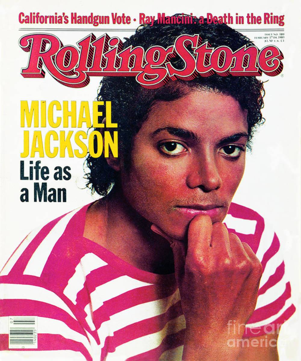 Rolling Stone Cover - Volume #389 - 2/17/1983 - Michael Jackson - Poster | Canvas Wall Art Print