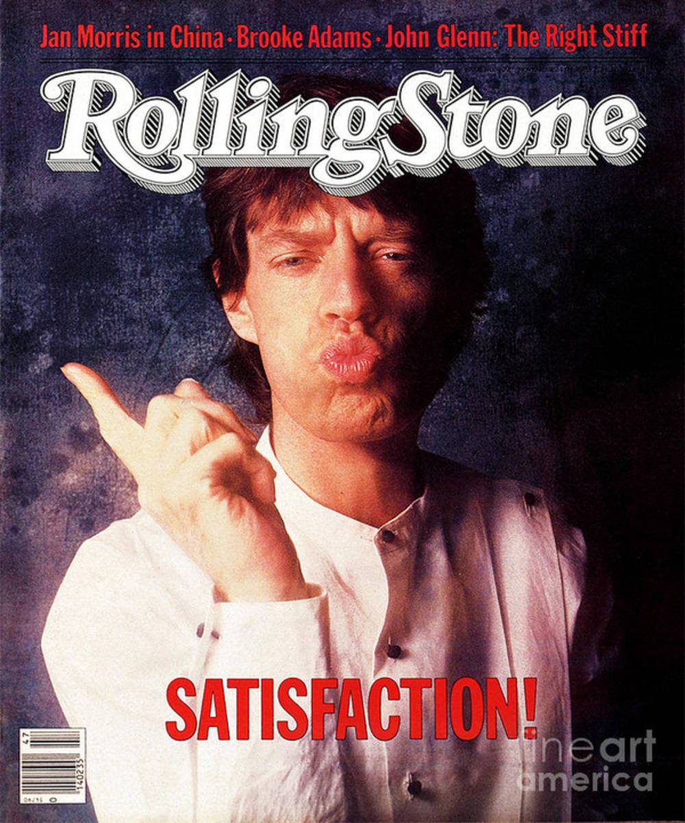 Rolling Stone Cover - Volume #409 - 11/24/1983 - Mick Jagger - Poster | Canvas Wall Art Print