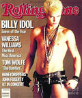 Rolling Stone Cover - Volume #440 - 1/31/1985 - Billy Idol - Poster | Canvas Wall Art Print