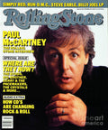 Rolling Stone Cover - Volume #482 - 9/11/1986 - Paul Mccartney - Poster | Canvas Wall Art Print