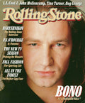 Rolling Stone Cover - Volume #510 - 10/8/1987 - Bono - Poster | Canvas Wall Art Print