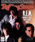 Rolling Stone Cover - Volume #514 - 12/3/1987 - Rem - Poster | Canvas Wall Art Print