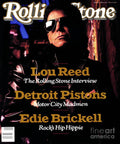 Rolling Stone Cover - Volume #551 - 5/4/1989 - Lou Reed - Poster | Canvas Wall Art Print