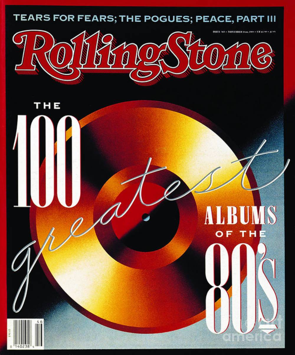 Rolling Stone Cover - Volume #565 - 11/16/1989 - 100 Greatest Albums Of The '80'S - Poster | Canvas Wall Art Print