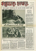 Rolling Stone Cover - Volume #6 - 2/24/1968 - Janis Joplin - Poster | Canvas Wall Art Print