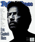 Rolling Stone Cover - Volume #615 - 10/17/1991 - Eric Clapton - Poster | Canvas Wall Art Print