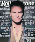 Rolling Stone Cover - Volume #657 - 5/27/1993 - Sting - Poster | Canvas Wall Art Print