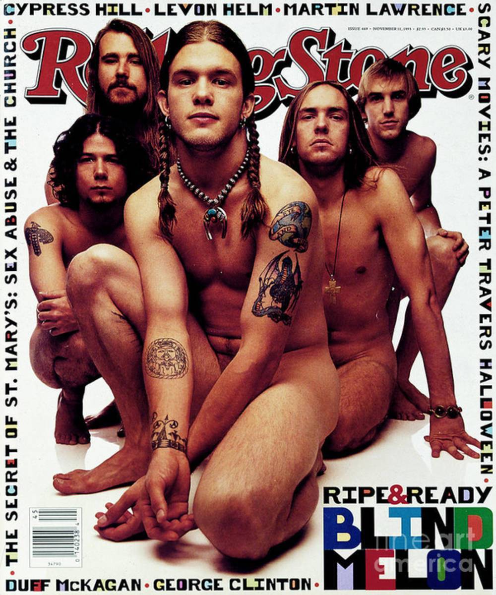 Rolling Stone Cover - Volume #669 - 11/11/1993 - Blind Melon - Poster | Canvas Wall Art Print