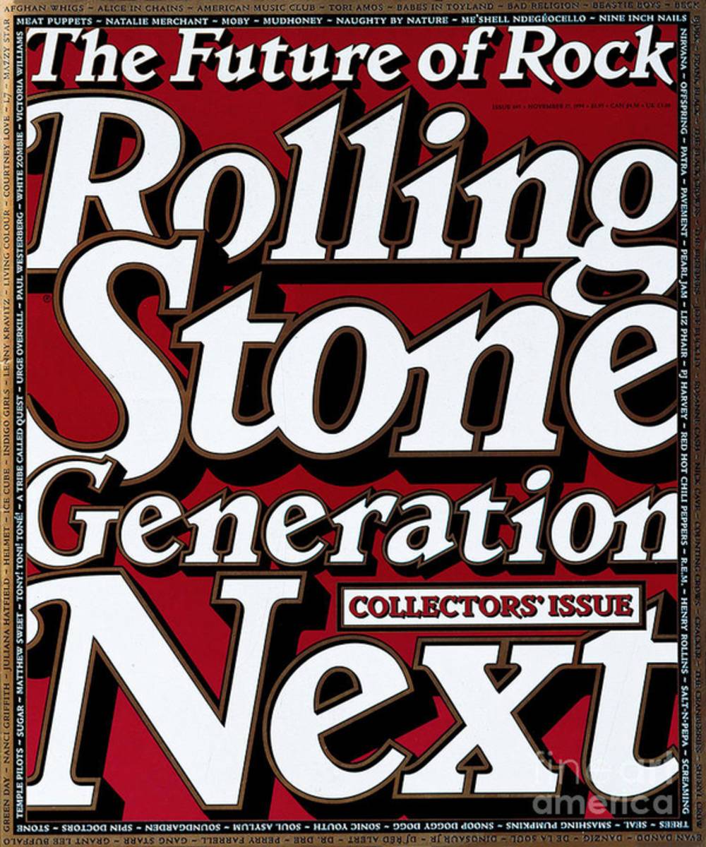 Rolling Stone Cover - Volume #695 - 11/16/1994 - Generation Next - Poster | Canvas Wall Art Print