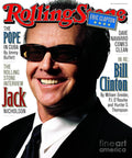 Rolling Stone Cover - Volume #782 - 3/19/1998 - Jack Nicholson - Poster | Canvas Wall Art Print
