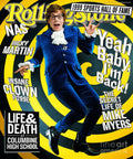 Rolling Stone Cover - Volume #814 - 6/10/1999 - Mike Myers - Poster | Canvas Wall Art Print
