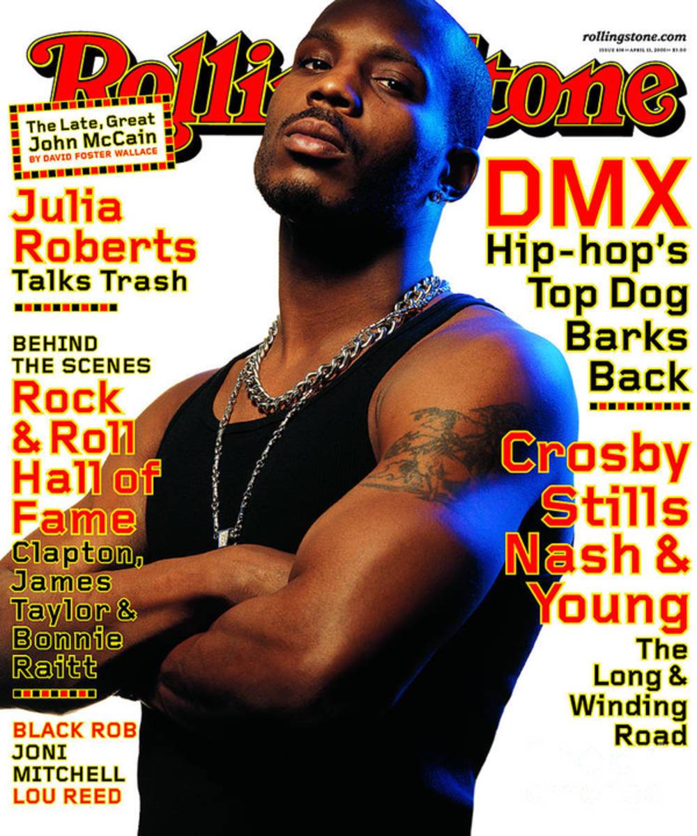 Rolling Stone Cover - Volume #838 - 4/13/2000 - Dmx - Poster | Canvas Wall Art Print