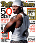 Rolling Stone Cover - Volume #919 - 4/3/2003 - 50 Cent - Poster | Canvas Wall Art Print