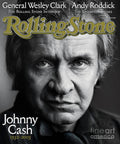 Rolling Stone Cover - Volume #933 - 10/16/2003 - Johnny Cash - Poster | Canvas Wall Art Print