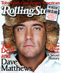 Rolling Stone Cover - Volume #940 - 1/22/2004 - Dave Matthews - Poster | Canvas Wall Art Print