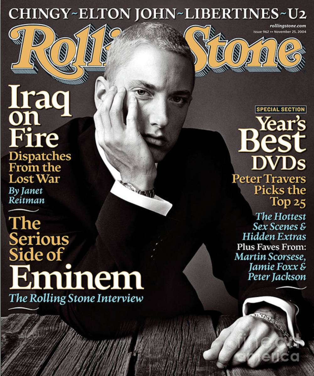 Rolling Stone Cover - Volume #962 - 11/25/2004 - Eminem - Poster | Canvas Wall Art Print