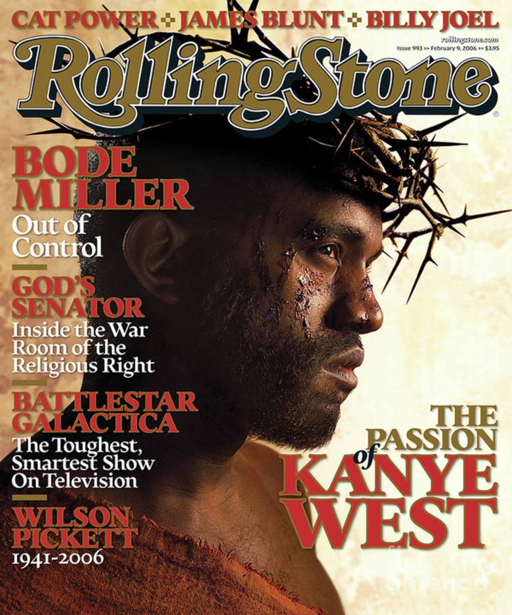 Rolling Stone Cover - Volume #993 - 2/9/2006 - Kanye West - Poster | Canvas Wall Art Print