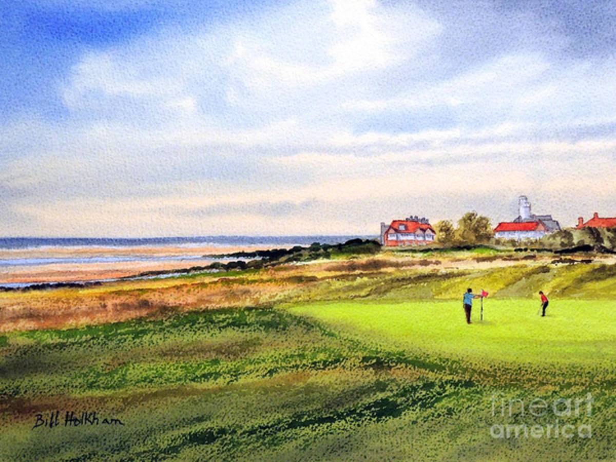 Royal Liverpool Golf Course Hoylake - Poster | Canvas Wall Art Print