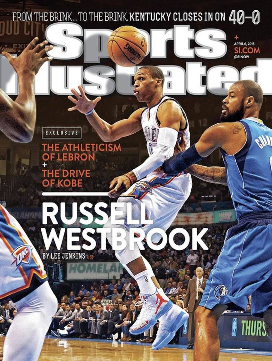 Russell Westbrook Exclusive The Athleticism Of Lebron + The Sports Illustrated Cover - Poster | Canvas Wall Art Print