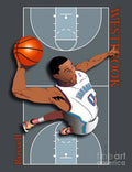 Russell Westbrook, No. 0 - Poster | Canvas Wall Art Print