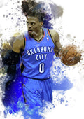 Russell Westbrook, Oklahoma City Thunder - Poster | Canvas Wall Art Print