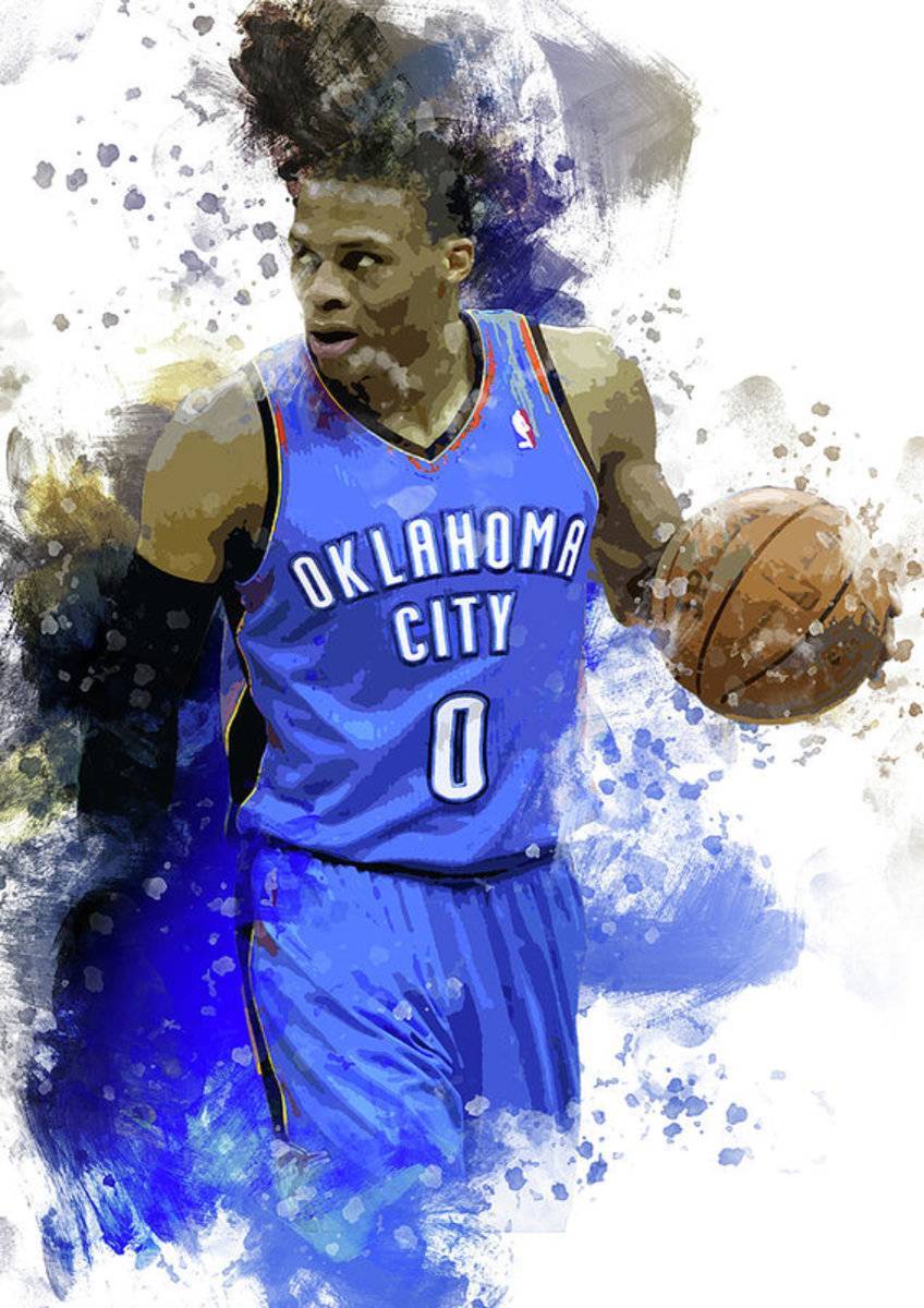 Russell Westbrook, Oklahoma City Thunder - Poster | Canvas Wall Art Print