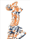Russell Westbrook Oklahoma City Thunder Pixel Art 31 - Poster | Canvas Wall Art Print