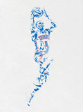 Russell Westbrook Oklahoma City Thunder Pixel Art - Poster | Canvas Wall Art Print