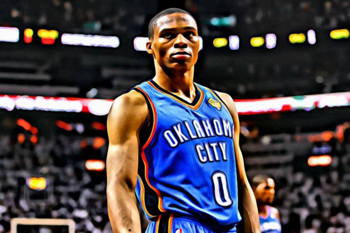 Russell Westbrook Portrait - Poster | Canvas Wall Art Print
