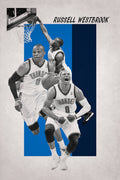 Russell Westbrook Thunder - Poster | Canvas Wall Art Print