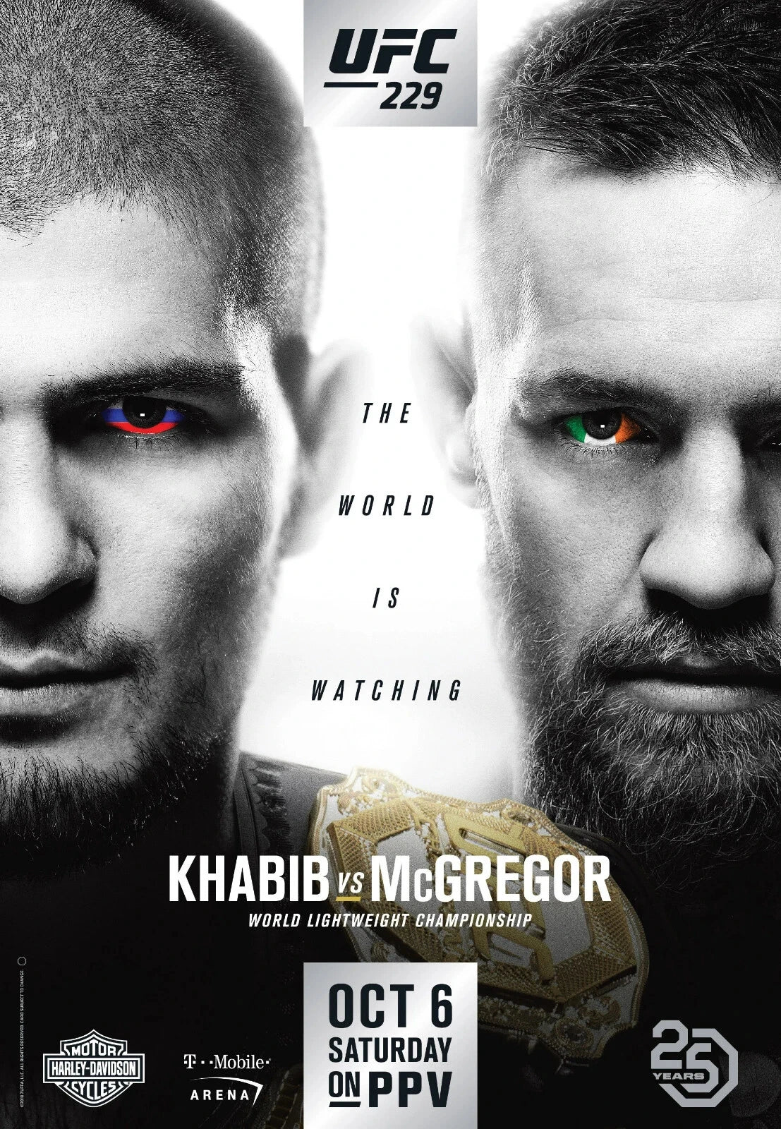 UFC 229 Conor McGregor vs. Khabib Nurmagomedov 11x16 - Poster | Canvas Wall Art Print