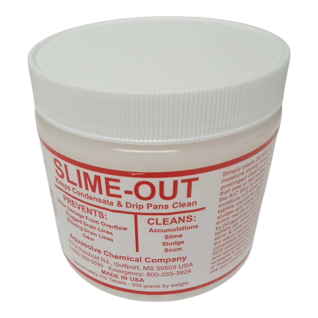 Slime Out Condensate Pan Tab Clean Treatment 100 Tablets SO100