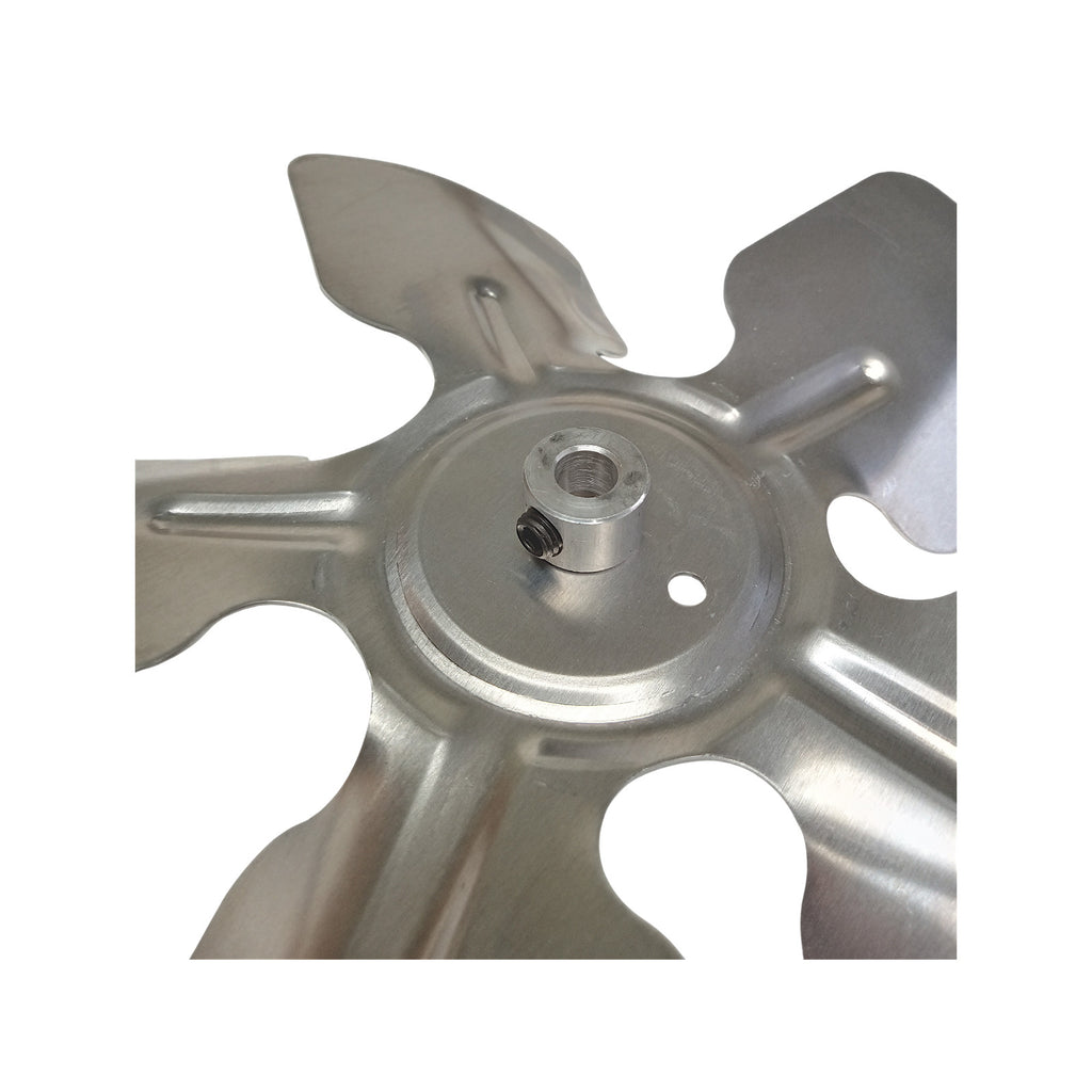 A65832 Metal Fan Blade 8" Diameter 5 Blades 5/16" Bore Hub CW 27 Degree Prop