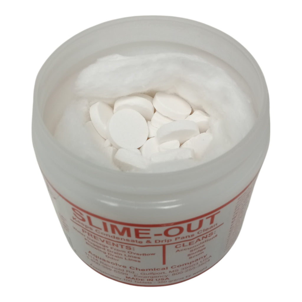 Slime Out Condensate Pan Tab Clean Treatment 100 Tablets SO100