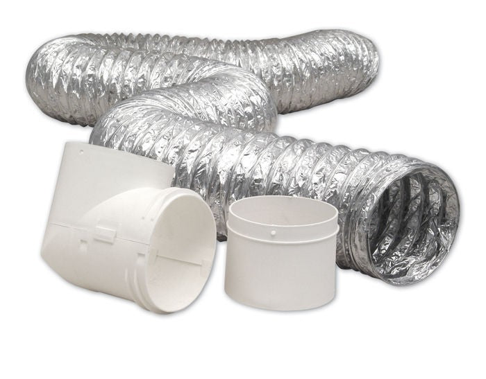 TD48D2DZW Dryer to Duct Vent 4" x 8' Aluminum Venting Pro Flex Dundas Jafine