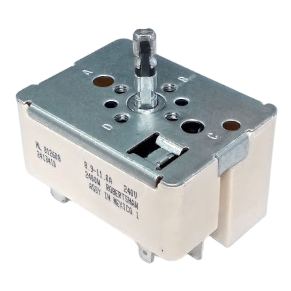 Robertshaw 812608 Range Stove Burner Infinite Switch for Whirlpool 3149400