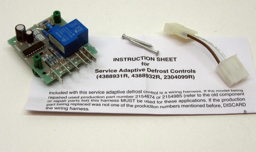 4388931 for Whirlpool Refrigerator Adaptive Defrost Control Board