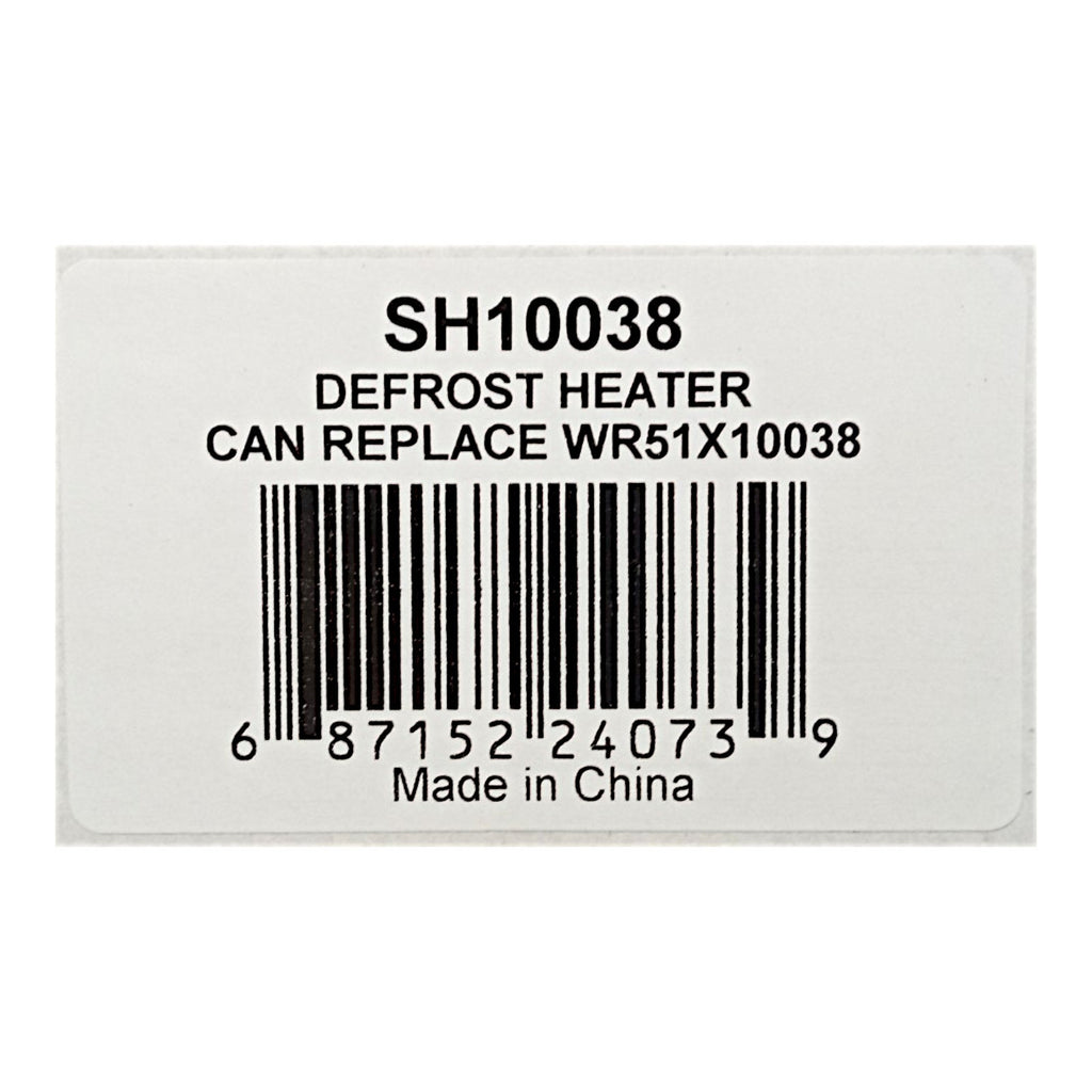 Supco SH10038 Refrigerator Defrost Heater for GE WR51X10038 AP2639820 PS303768