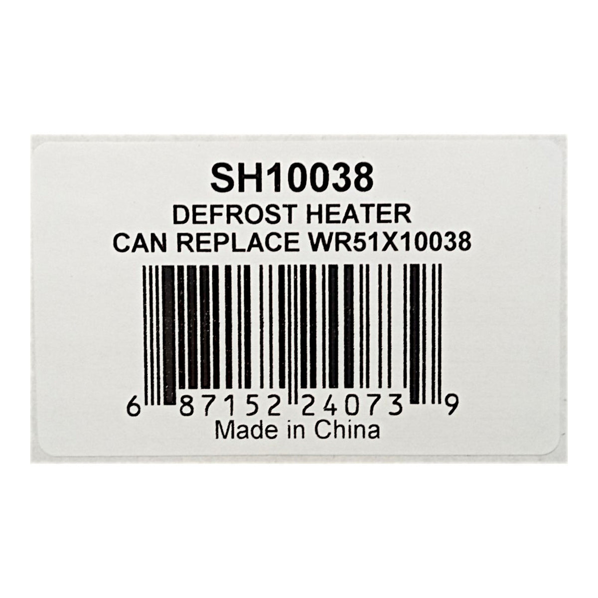 Supco SH10038 Refrigerator Defrost Heater for GE WR51X10038 AP2639820 PS303768