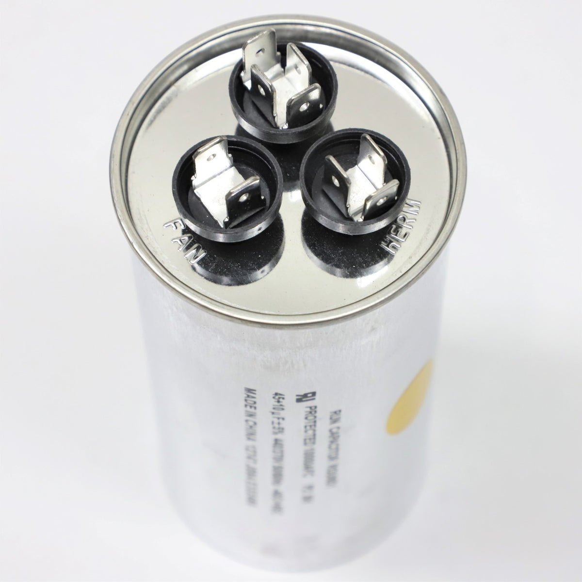 Supco CD45+10X440R HVAC Motor Round Dual Run Capacitor 45 + 10 MFD 440 Volts