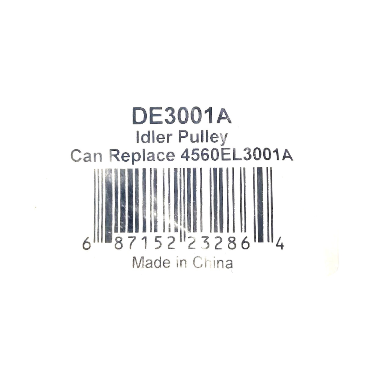 Supco DE3001A Idler Pulley for LG Dryer 4560EL3001A