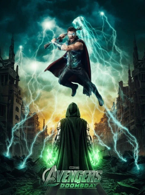 Avengers Thor Doomsday Movie 2026 Decor - Poster | Canvas Wall Art Print