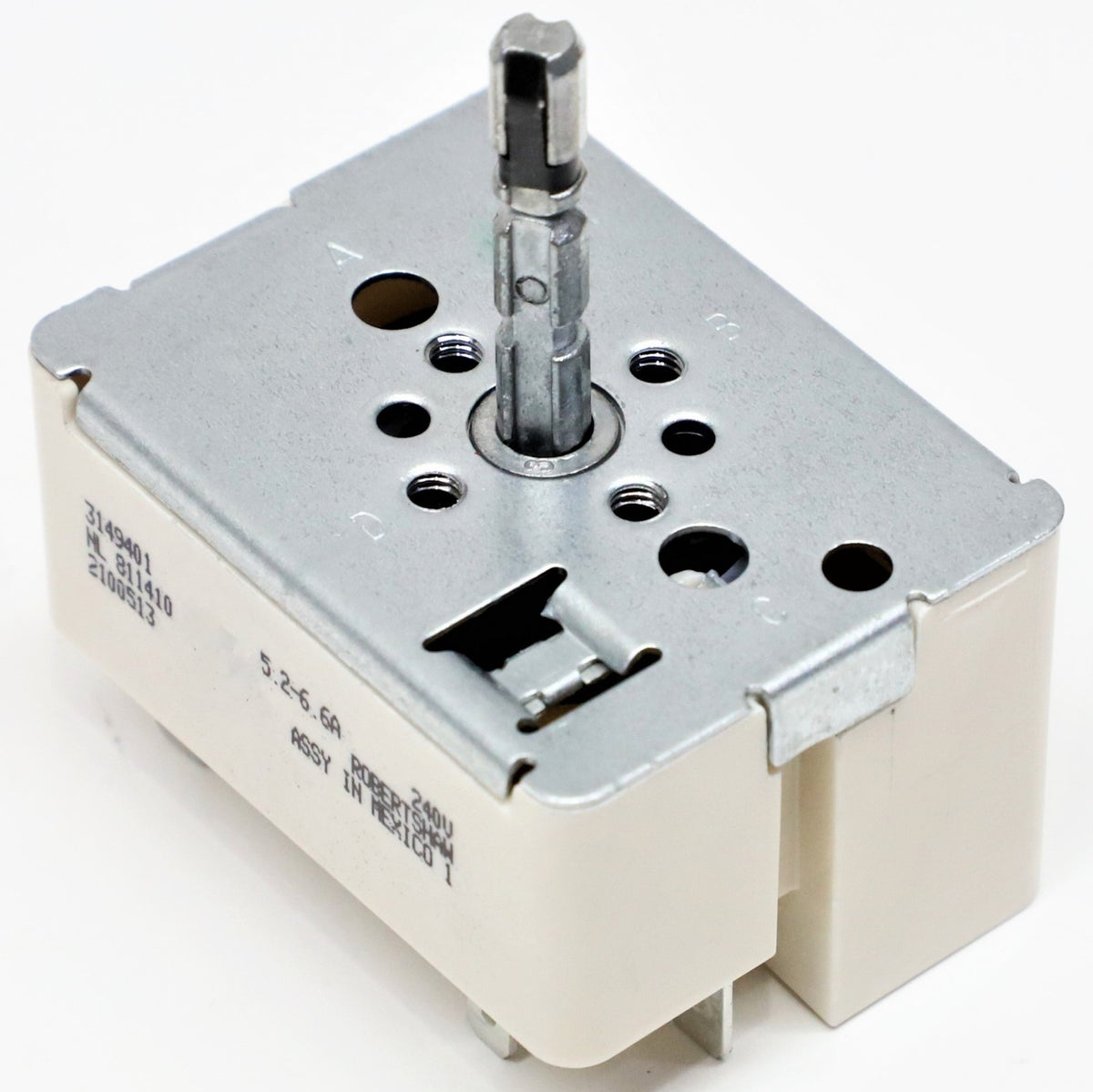 3149401 Infinite Control Switch for Whirlpool Range Stove Burner Eye 811430