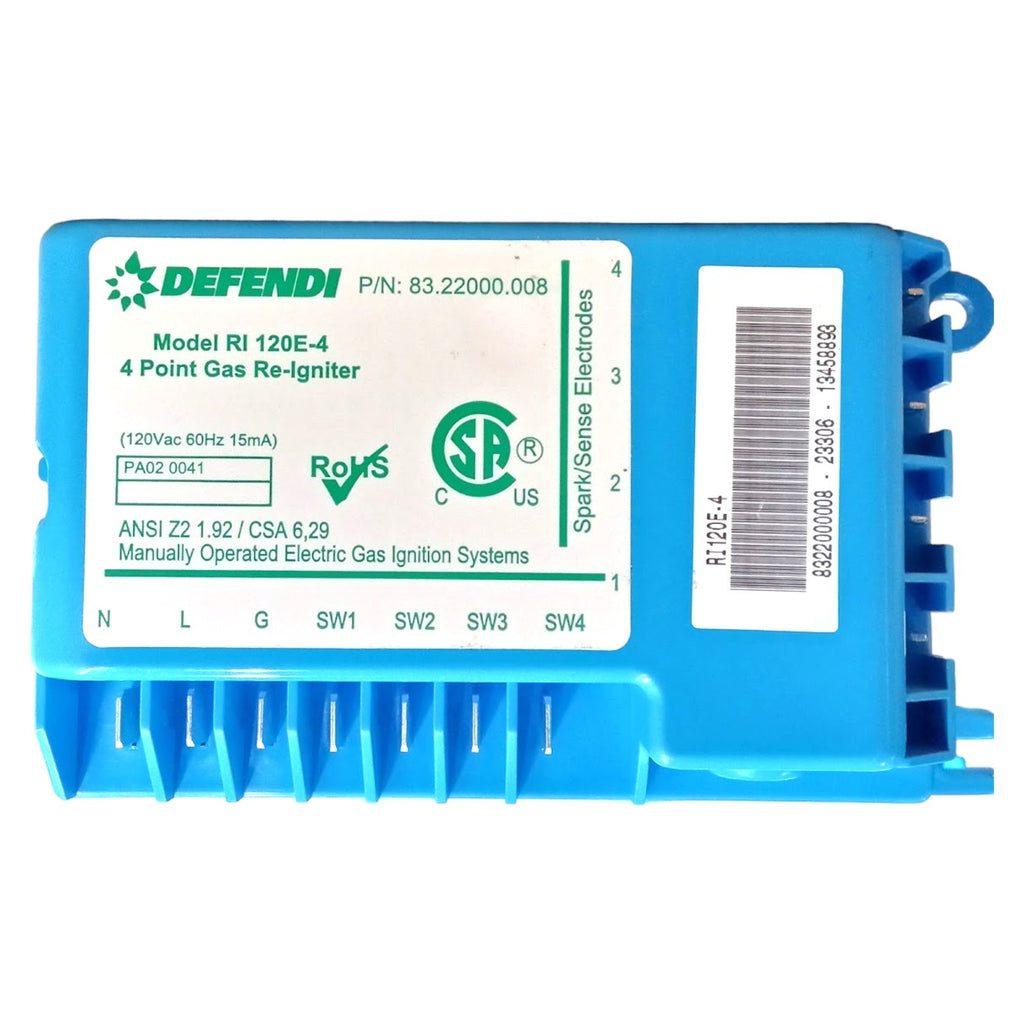 Defendi EGO RI 120E-4 4 Point Gas Re Igniter 83.22000.008 PA02 0041