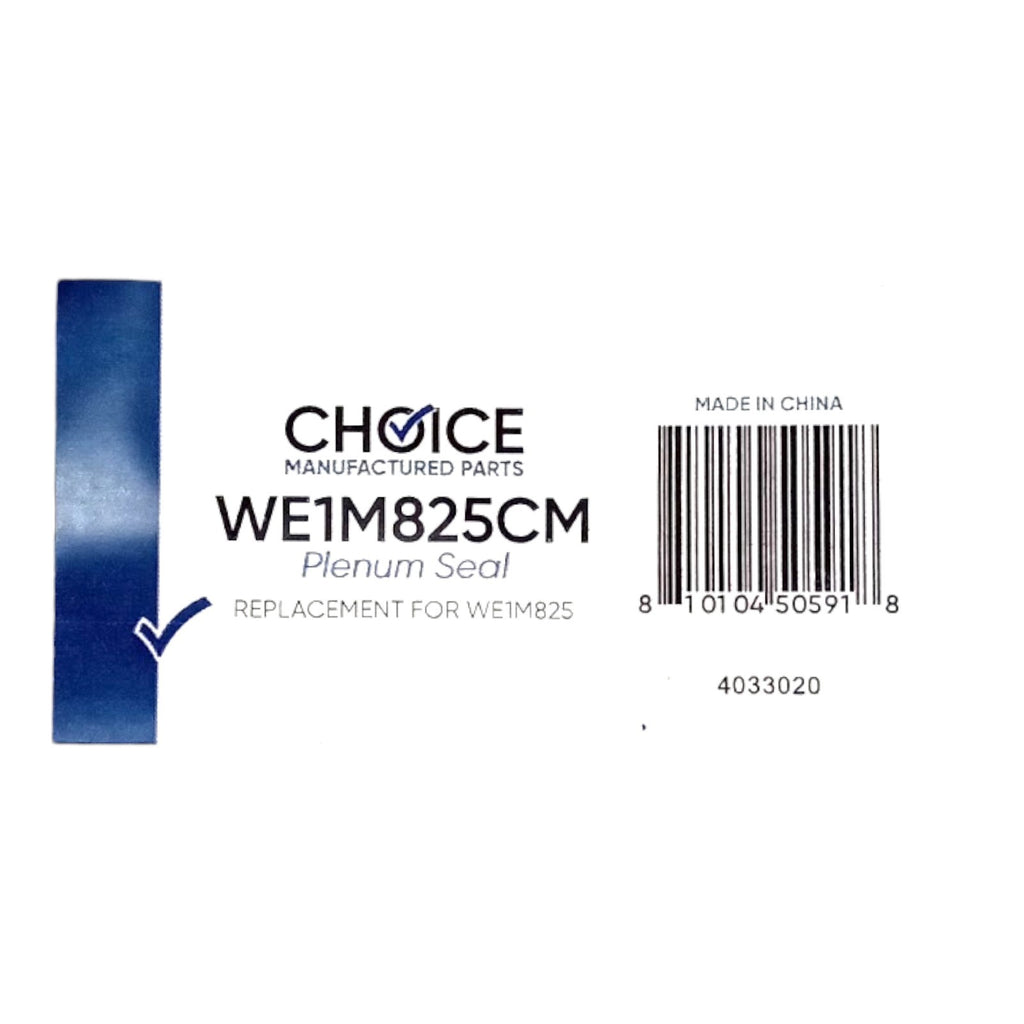 Choice Manufactured Part WE1M825 Dryer Foam Seal for GE Lint Screen Housing
