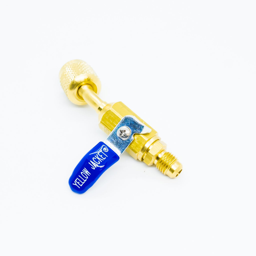 Yellow Jacket 1/4 inch Compact Ball Valve, 45 Degree (Pack of 3) - 93842